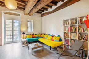 Studio charmant à Villeneuve-lès-Avignon, 45m², balcon